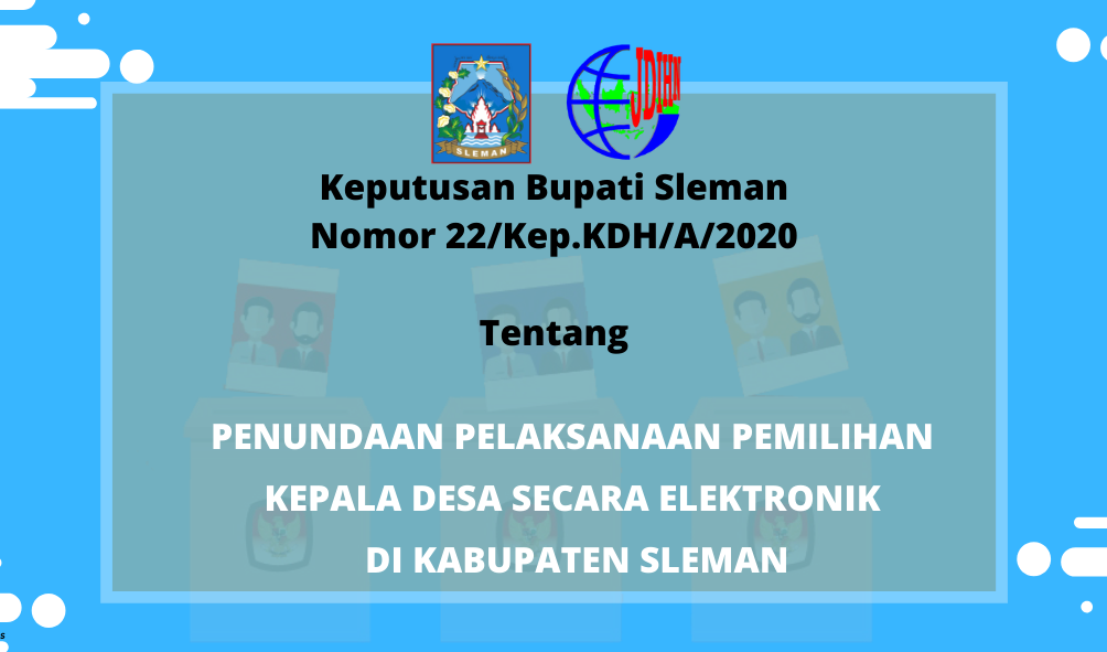 Penundaan Pelaksanaan Pilkades Secara Elektronik di Kabupaten Sleman